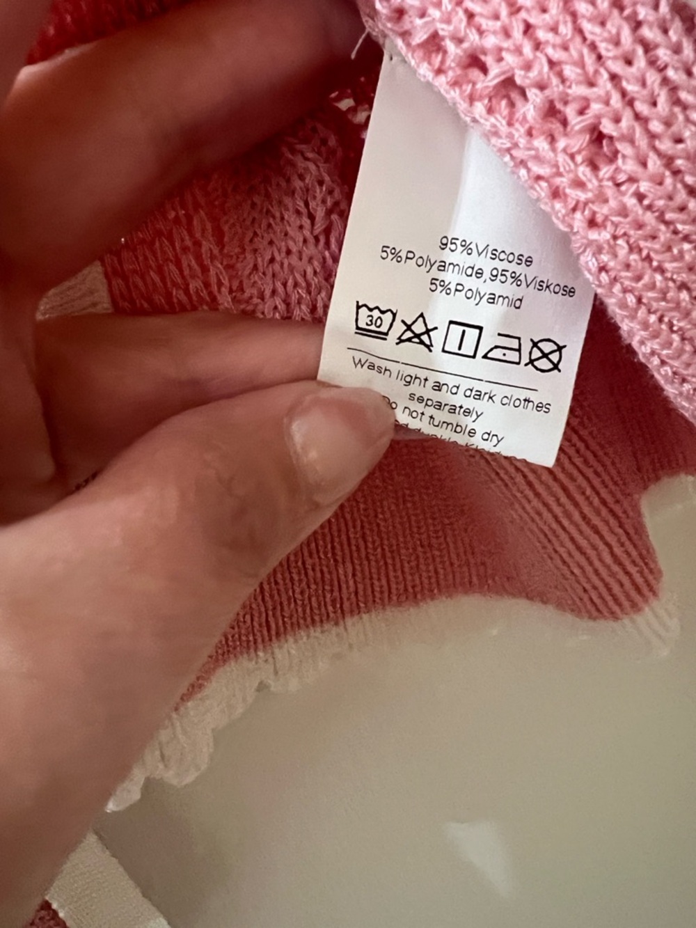 Grace Karin Pink Knit Tie-Front Short Sleeve Cardigan - Picture 6 of 10